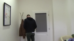 Czech boy with kinky lean body acquires boner