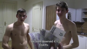 Slovakian boy with large  dong got pounded