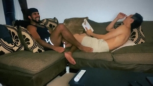 DrillMyHole.com: Athletic Tyler Wu bareback spanking handjob