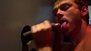 Falcon Studios: Max Adonis wearing suit jerking monster cock