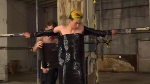 Boynapped.com - Trimmed Olly Jackson transsexual bondage porn