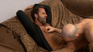 I'm a Married Man: Dodger Wolf next to Adam Russo masturbation