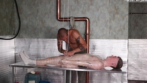 Russian Gas Mask Milking Session