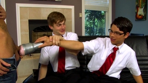 Next Door Twink: Noah & Landon's Newfound Divine Adventure