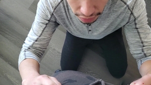 AmateurGayPOV: Roman's Neighbor Takes His Meaty Pole